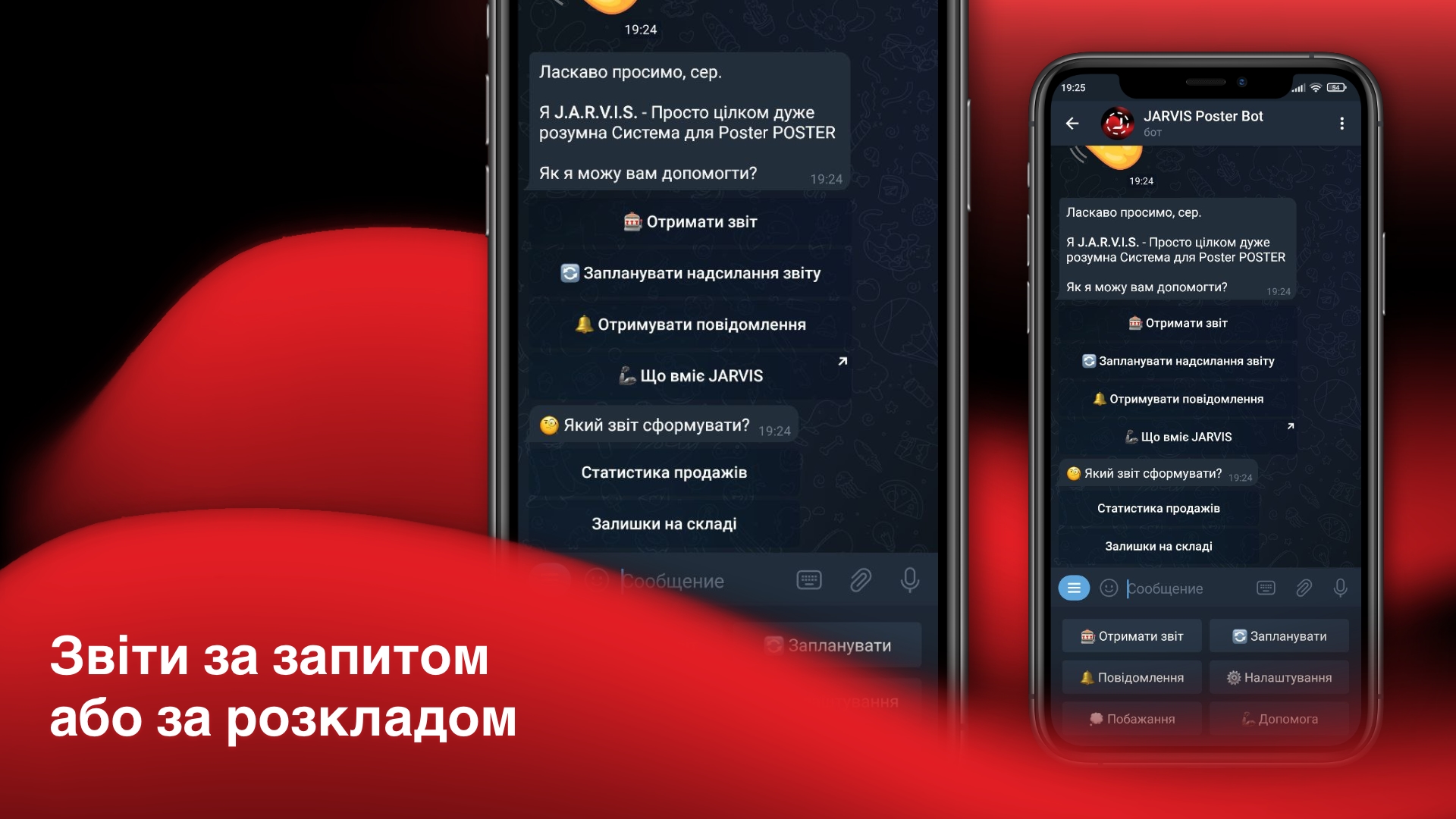 Звіти та повідомлення про замовлення в Telegram