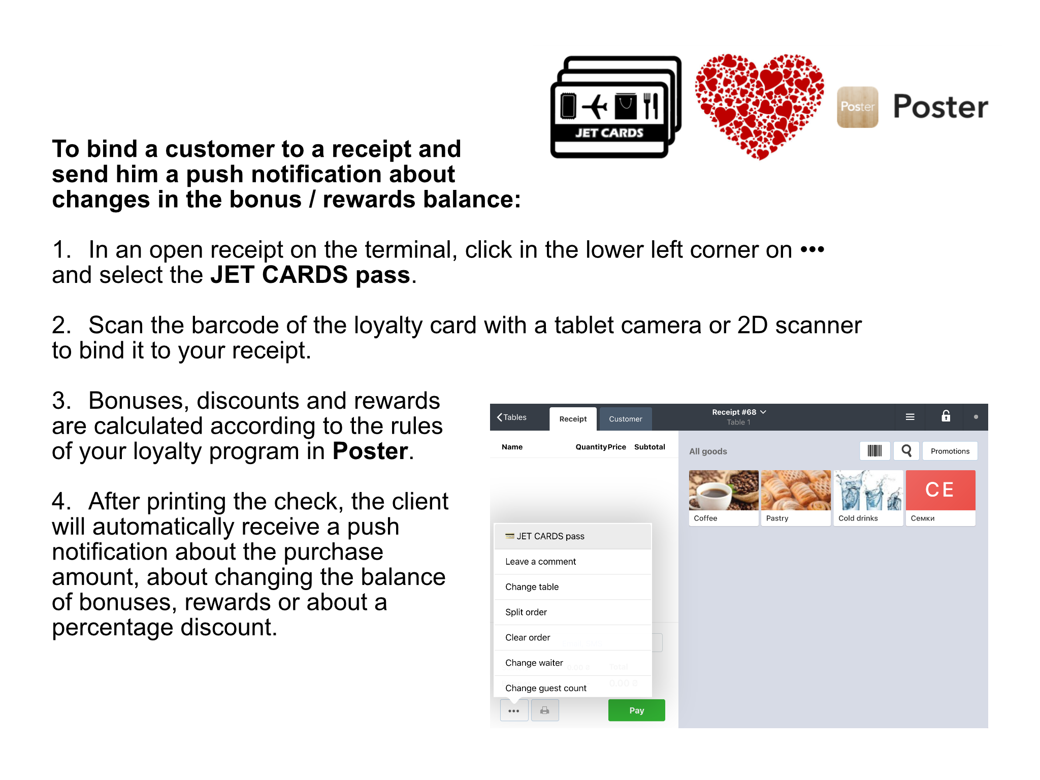 Loyalty cards and marketing tools