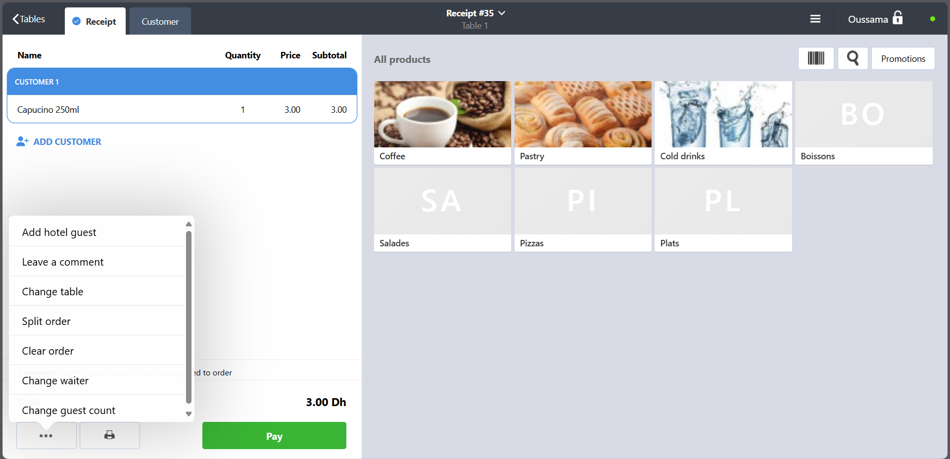 Sync POS Orders with Hotel PMS